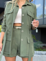 Komplet CELINE- Oliwkowy