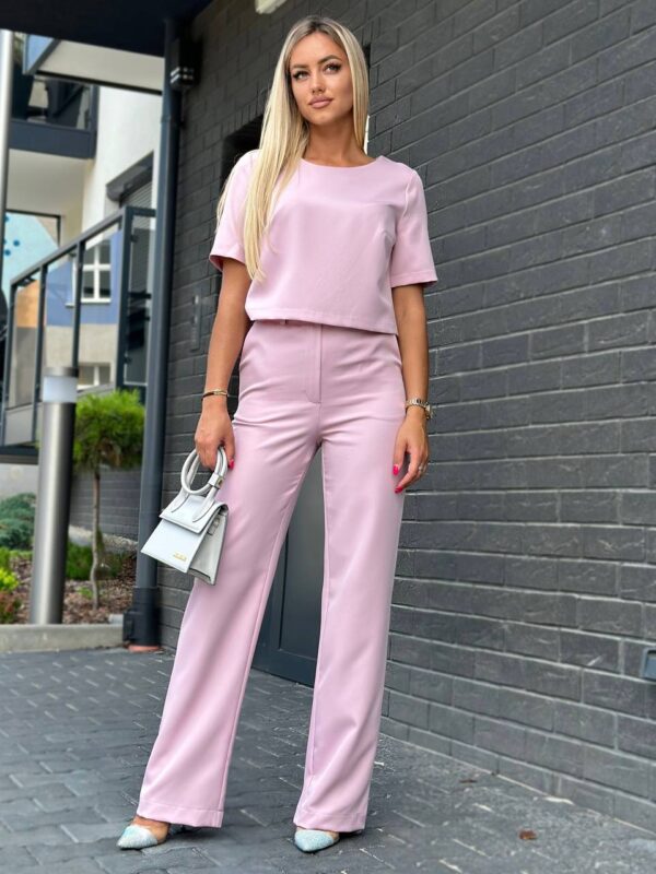 Komplet z bluzką - lila