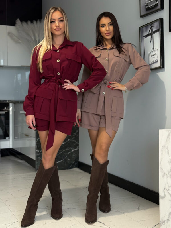 Komplet CELINE- Bordo
