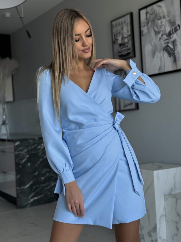 Sukienka Melania - jasny niebieski