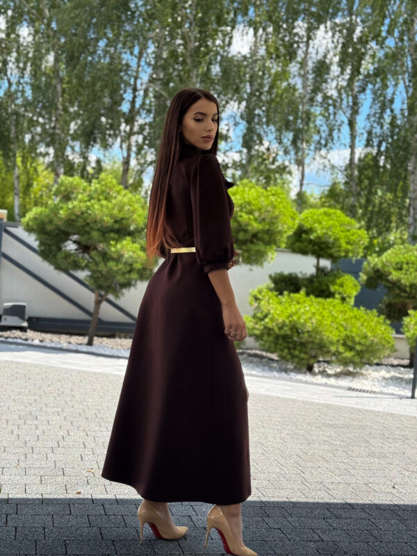 Sukienka NATALIE- brązowa
