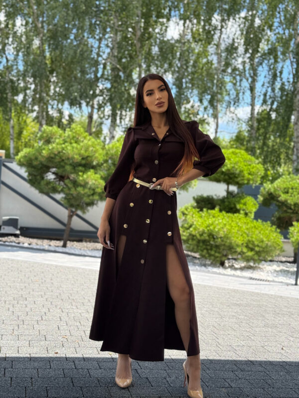Sukienka NATALIE- brązowa
