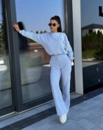 Dwuczęściowy komplet dresowy- baby blue
