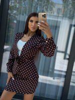 Komplet Isabell - w print grochy