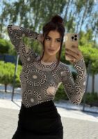 Bluzka print versace