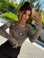 Bluzka print versace