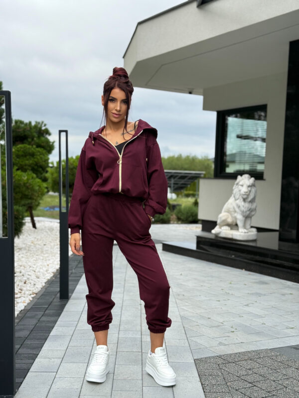 Dres Zara - bordowy