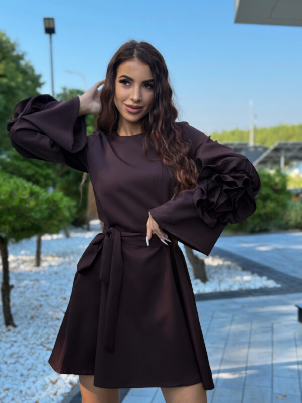 Sukienka Valentina -brązowa