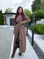 Płaszcz Venezia- mocca ciemna