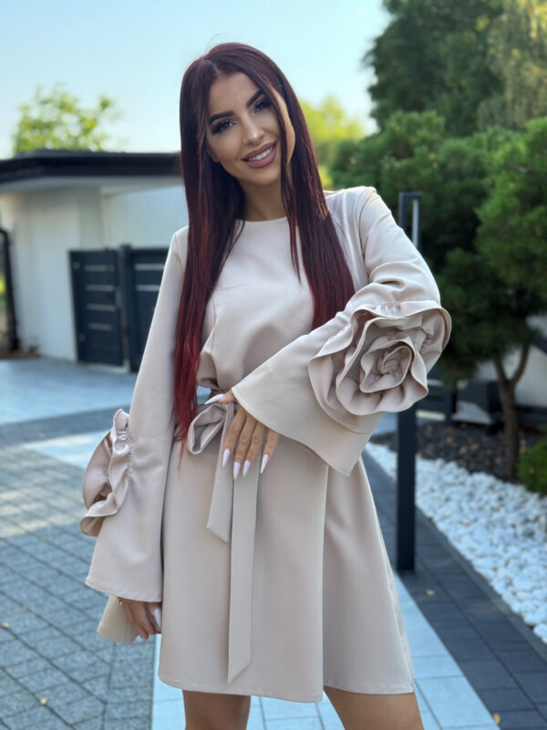 Sukienka Valentina -beżowa