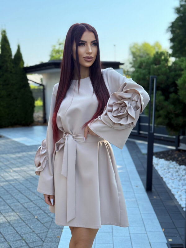 Sukienka Valentina -beżowa