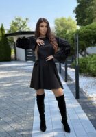 Sukienka Valentina -czarna
