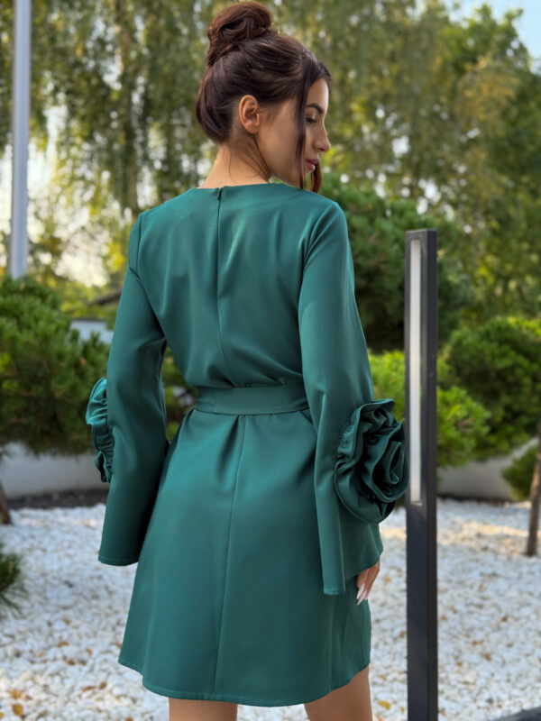 Sukienka Valentina -butelkowa zieleń